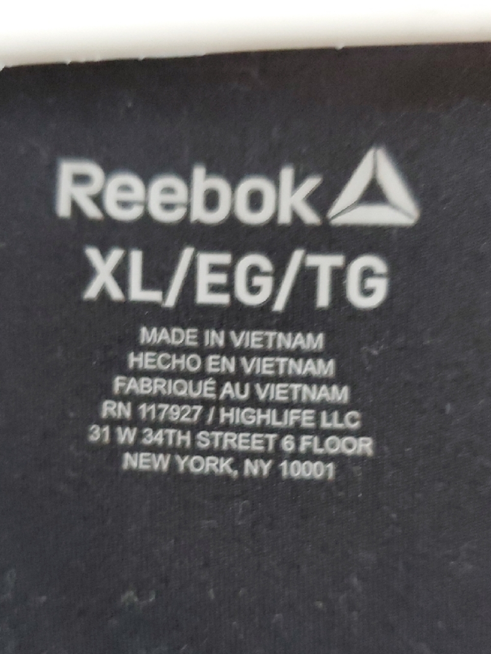 Reebok Black Racerback Performance Tank Top XL - Picture 2 of 5